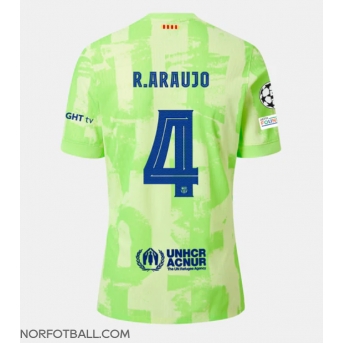 Billige Fotballdrakt Barcelona Ronald Araujo #4 Replika Tredjedrakt 2024-25 Kortermet